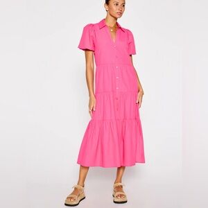 COPY - Brochu Walker Pink Havana Midi Dress